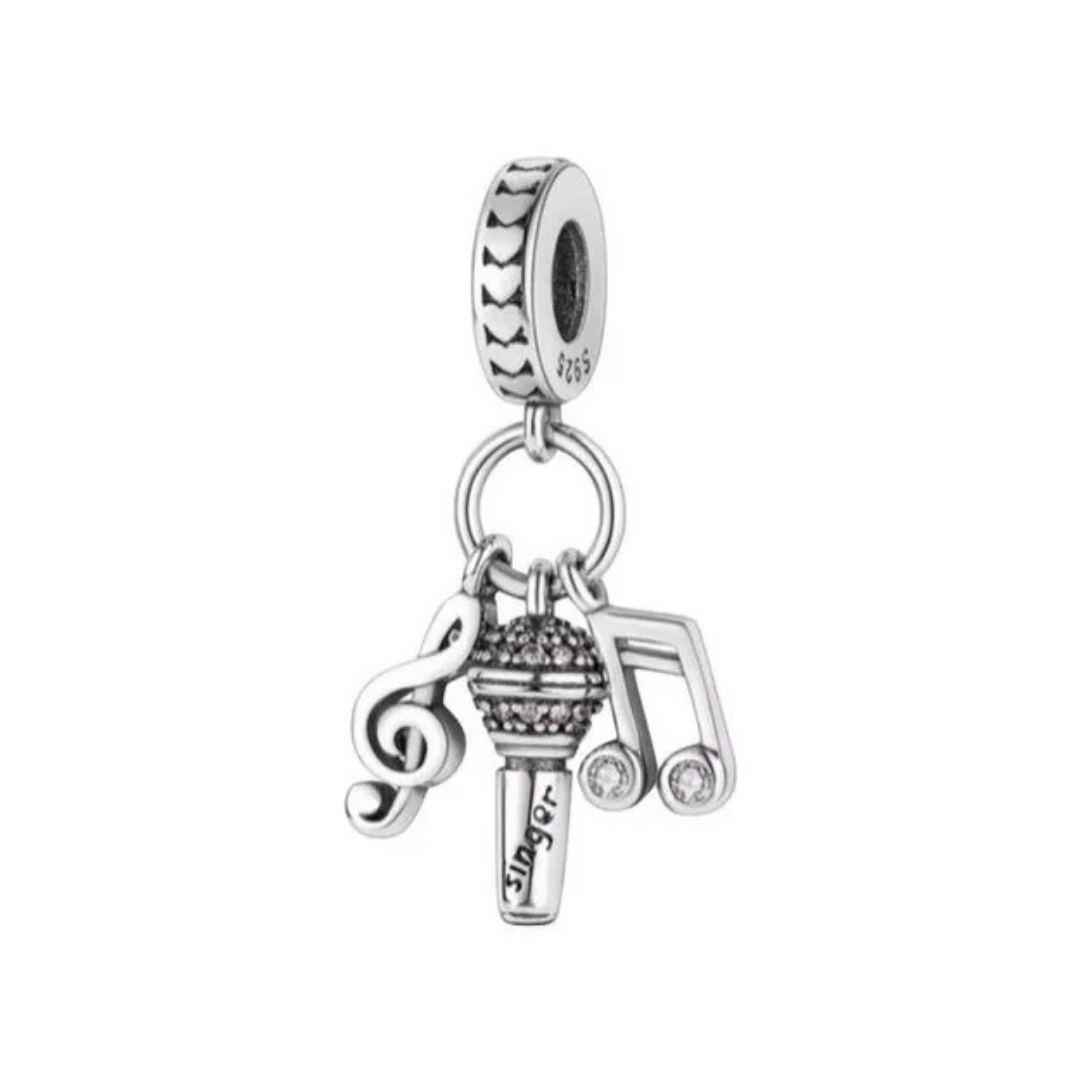 Charm colgante de cantante 
