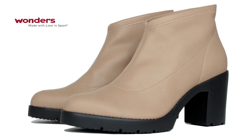 Botines vestir Wonders | Modelo 4521 taupe