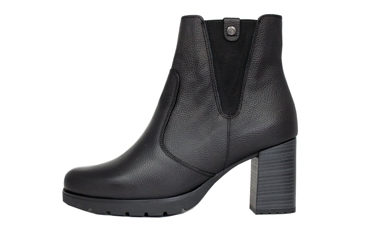 Botines tacón alto de piel españoles