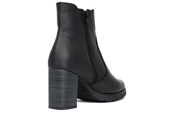 Botines tacón alto de piel españoles
