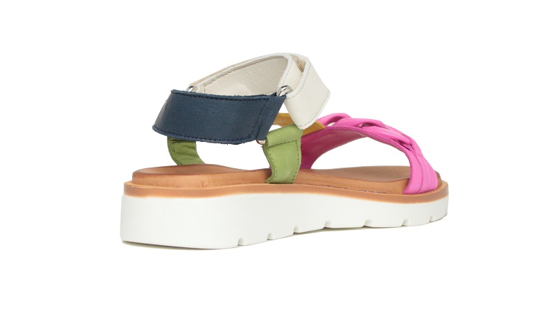 Sandalias planas Carmela multicolor