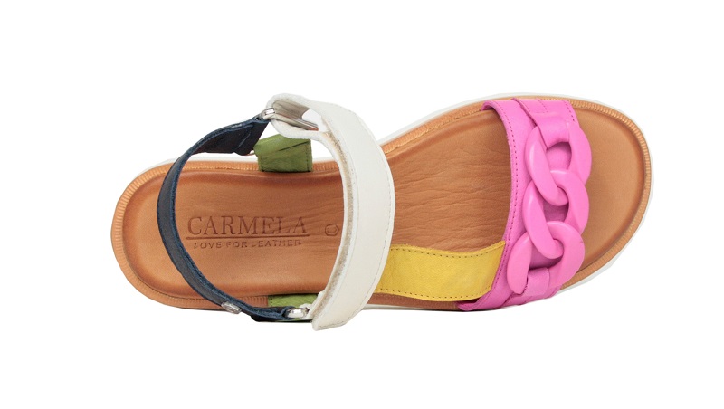 Sandalias planas Carmela multicolor