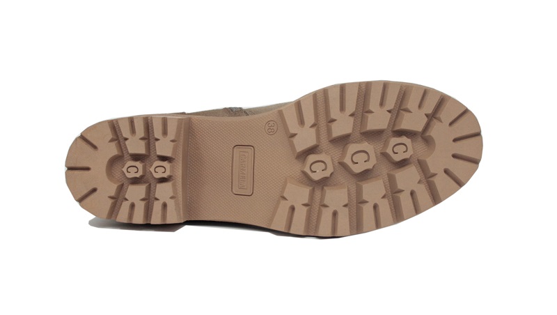 Carmela | Botines de serraje taupe