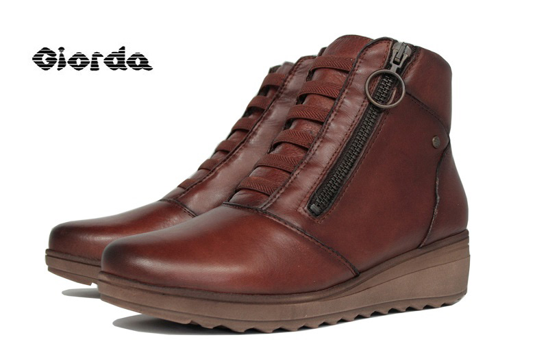 Botines de cuero envejecido | Plantilla extraíble