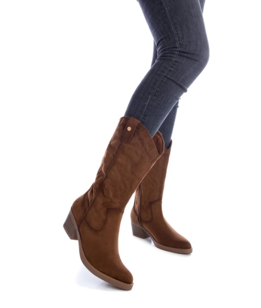 Media bota cowboy color camel | Xti