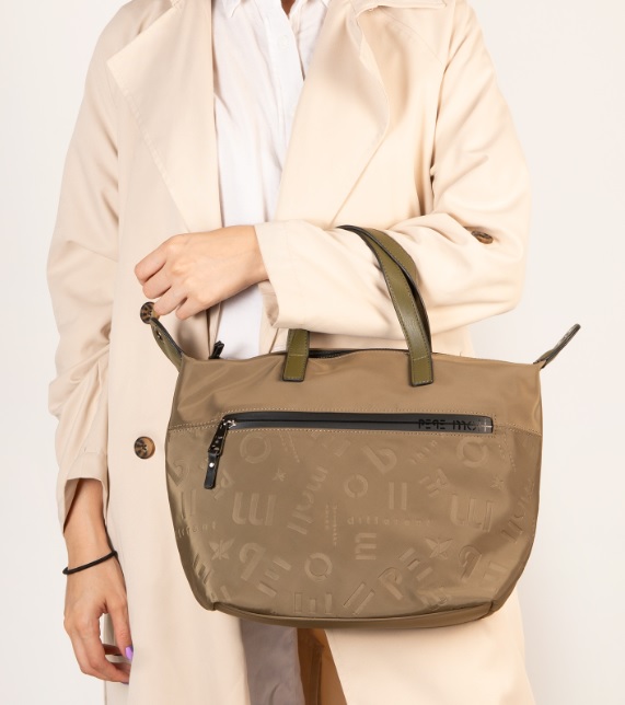Bolso de nylon kaki | Pepe Moll