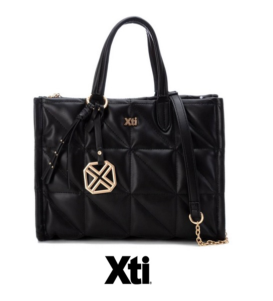 Bolso guateado negro | Xti