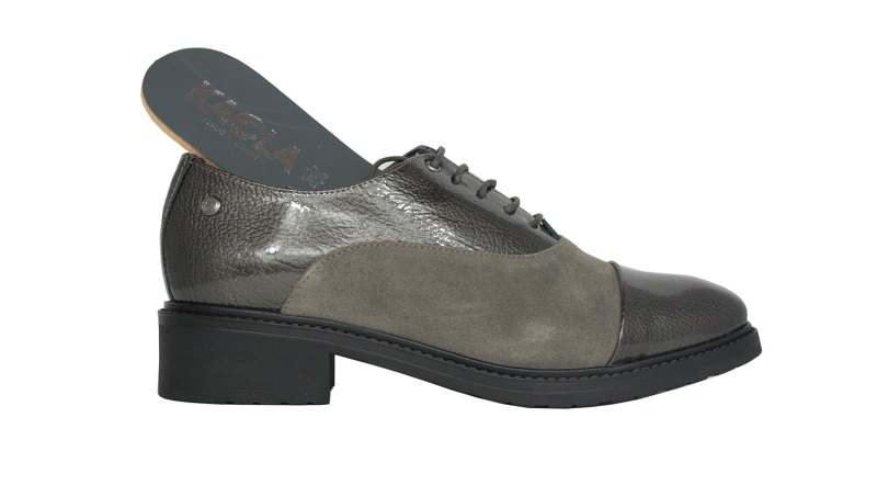 Zapatos oxford grises