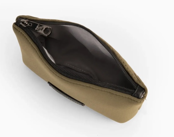 Cartera mediana de neopreno verde kaki | Pepe Moll