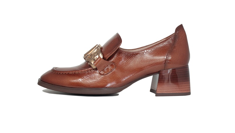 Mocasines de tacón Hispanitas - Charlize color cuero