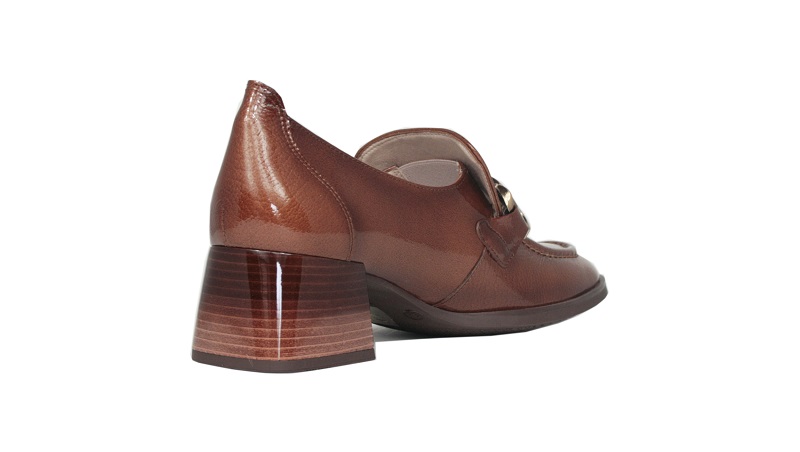 Mocasines de tacón Hispanitas - Charlize color cuero