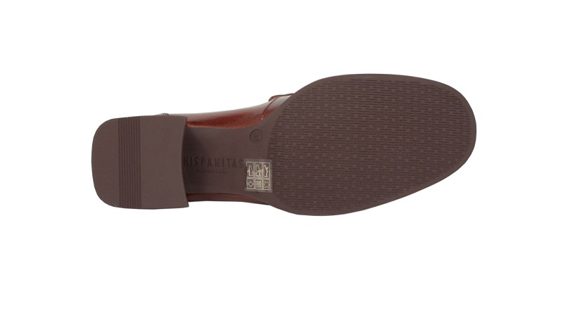 Mocasines de tacón Hispanitas - Charlize color cuero