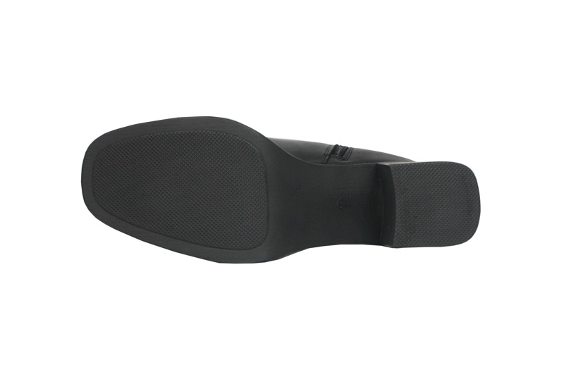 Botines de tacón con plataforma delantera