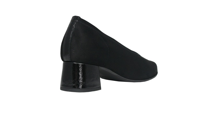Zapatos de vestir de licra negra | D´Chicas