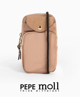 Portamóvil nylon color cuero -  Pepe Moll