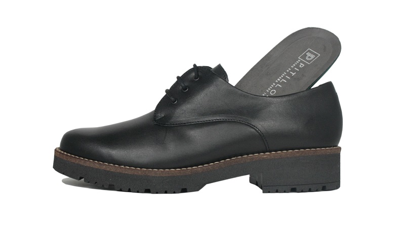 Zapatos negros de cordones - Pitillos 5373