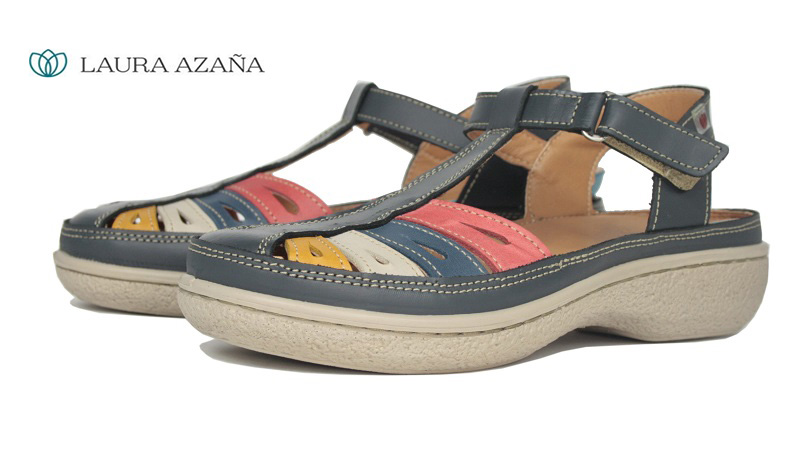 Sandalias Laura Azaña para plantillas de podólogo