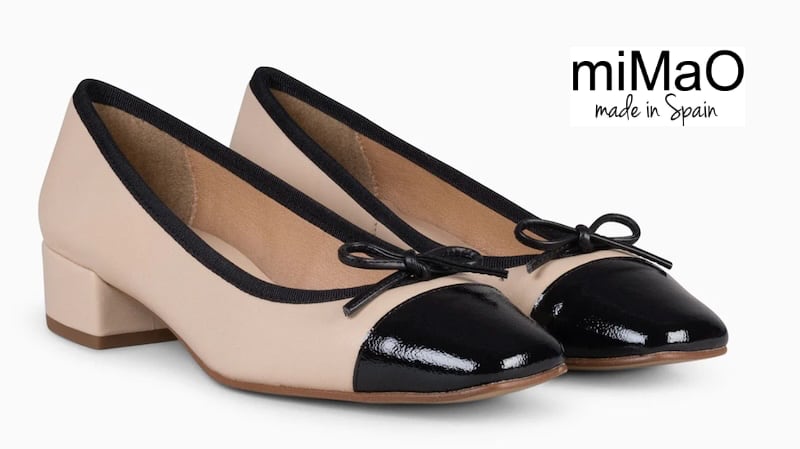 Bailarinas de tacón bajo estilo Chanel | Mimao