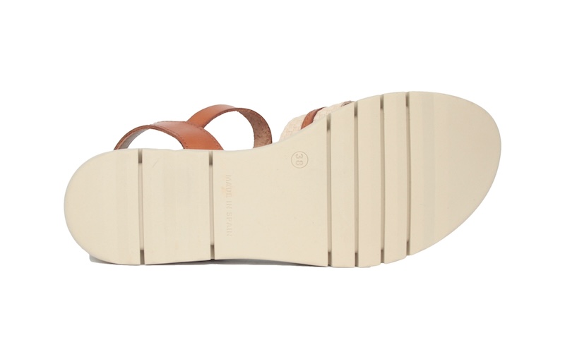 Jordana | Sandalias de cuero acolchadas