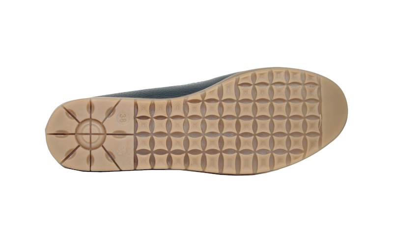 Mocasines bronce piso de goma