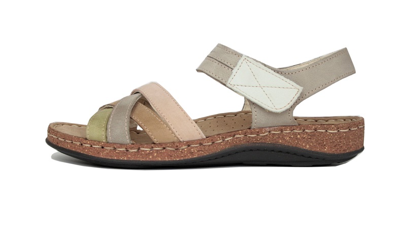 Walk and Fly | Sandalias planas de tiras multicolor