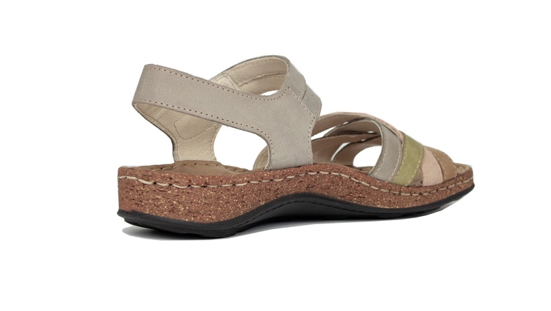 Walk and Fly | Sandalias planas de tiras multicolor