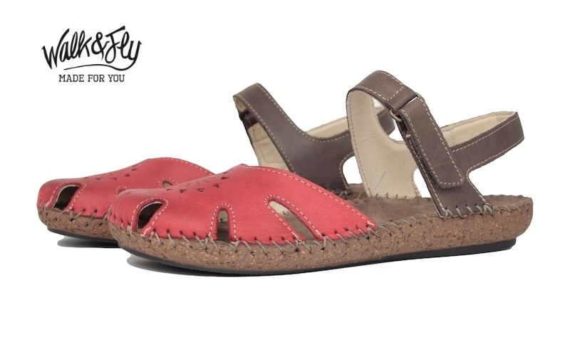 Sandalias planas cerradas | Walk and Fly
