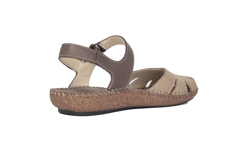 Sandalia dedos tapados | Walk and Fly color piedra