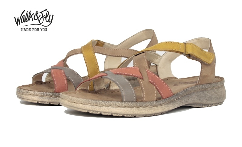 Walk and Fly | Sandalias planas multicolor 47610