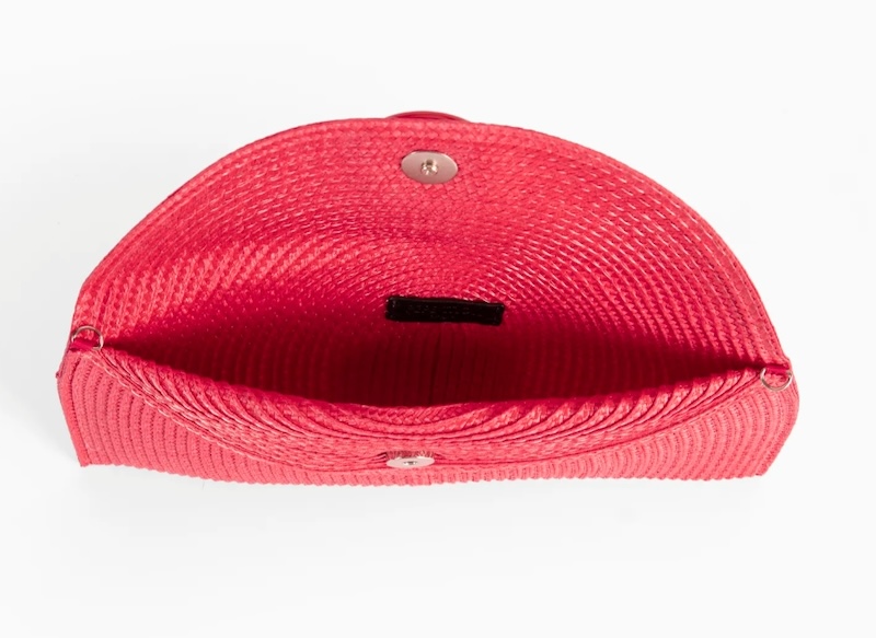 Bolso de mano color rojo para vestir