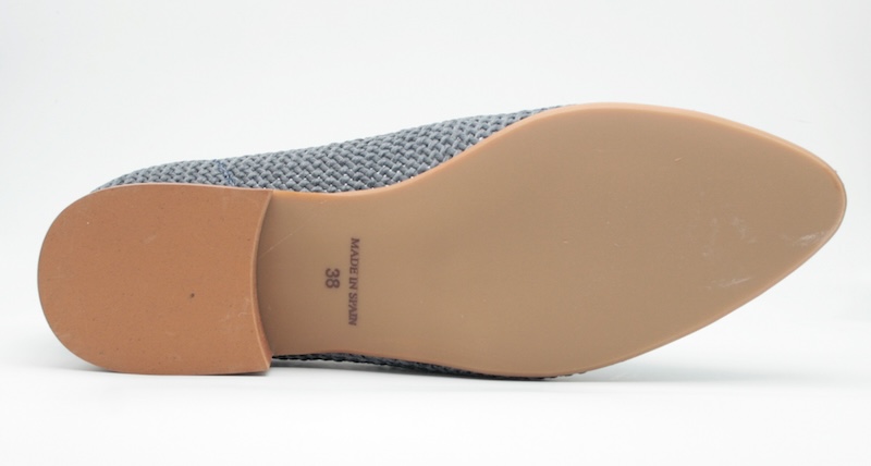 Zapatos Nival Woman de piel de rejilla azul