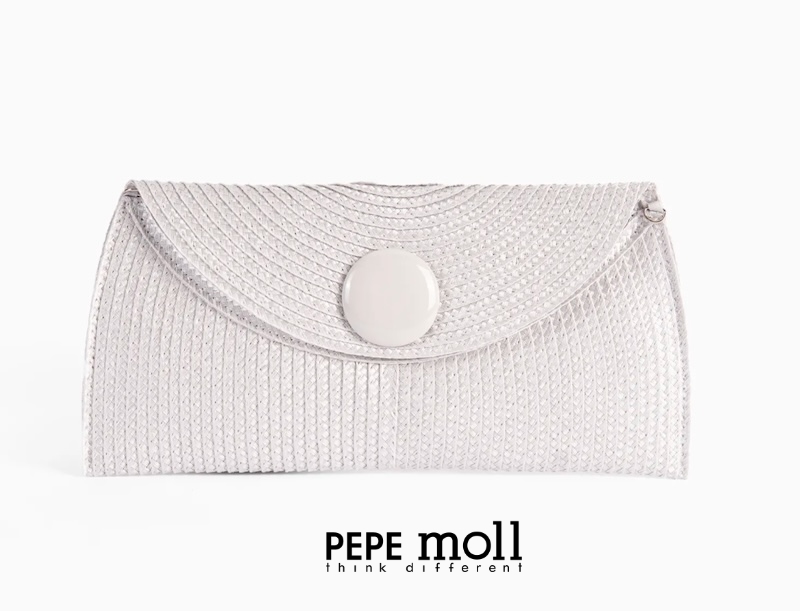 Bolso-cartera plata para vestir | Pepe Moll