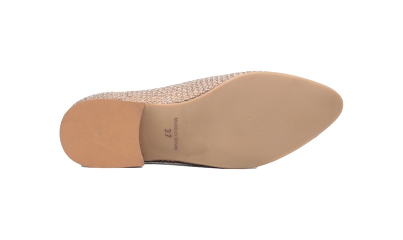 Zapatos trenzados de piel color cobre | Nival Woman
