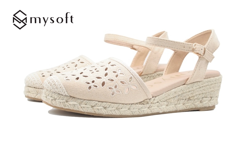 Sandalias de esparto cerradas by Mysoft