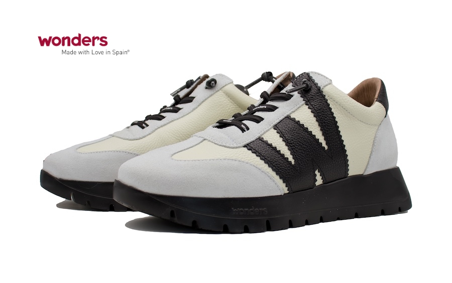 Zapatillas deportivas Wonders piso dentado
