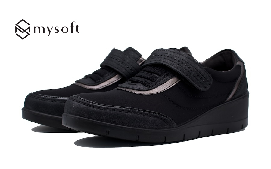 Zapato sport negro Mysoft