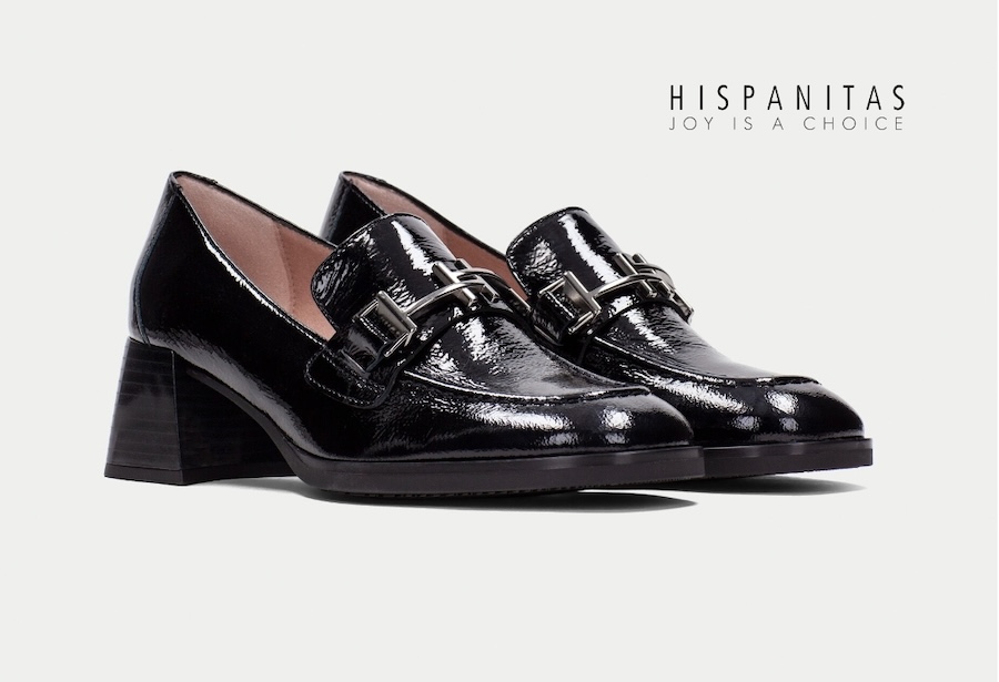 Zapatos de charol negro Hispanitas HI243590