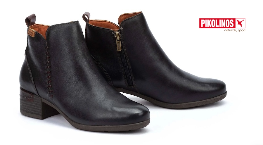 Botines negros Pikolinos modelo Malaga