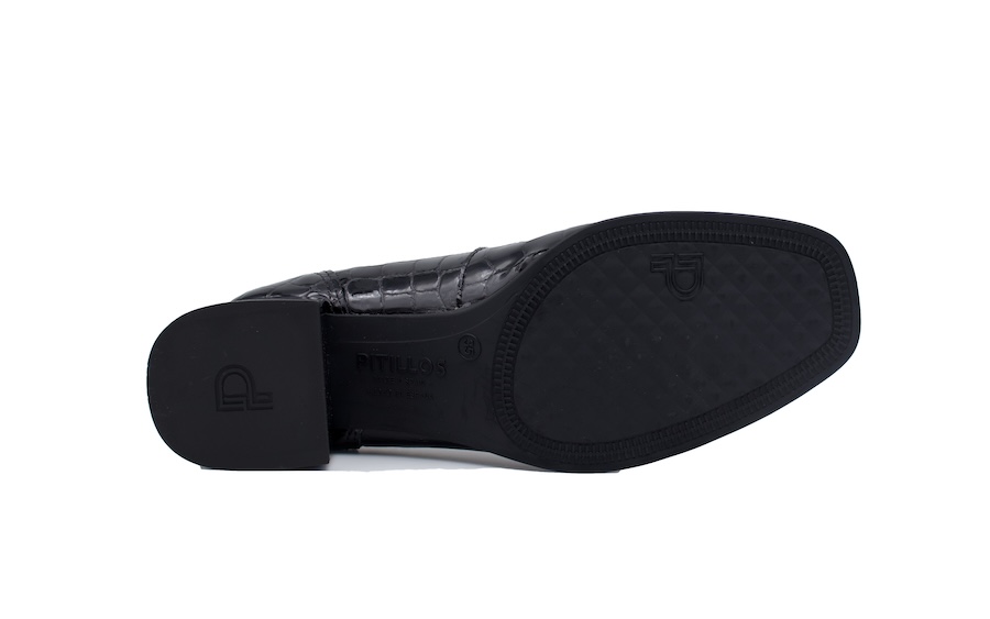 Zapatos de salón negros con plantilla extraíble