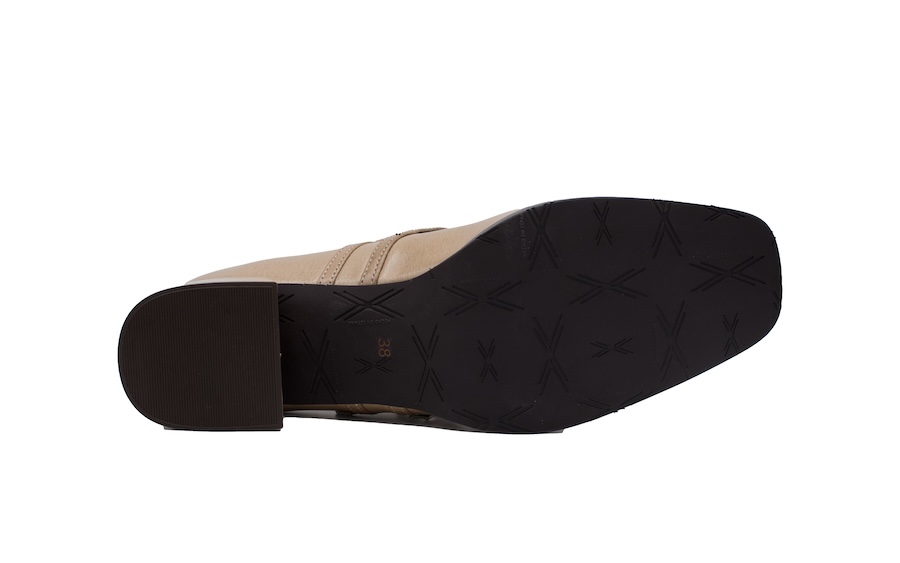 Zapatos de vestir estilo merceditas color fango