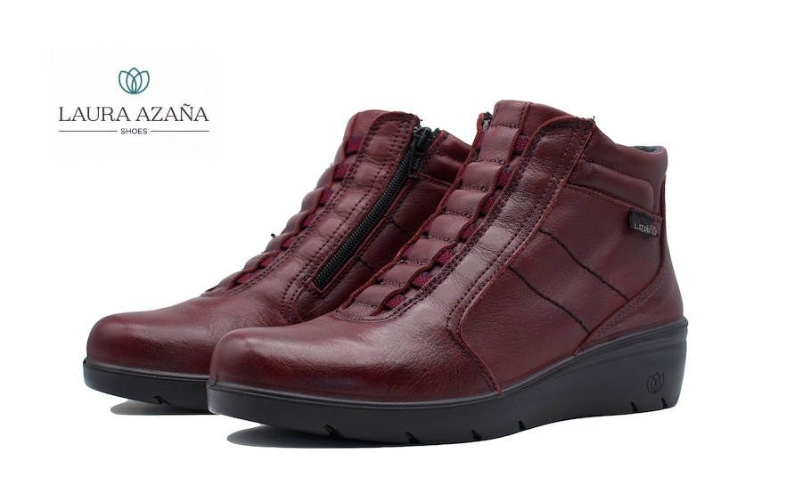 Botines rojos plantilla extraíble