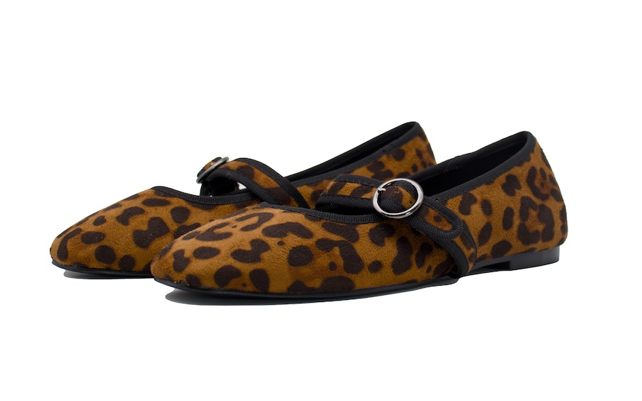 Manoletinas de leopardo de terciopelo