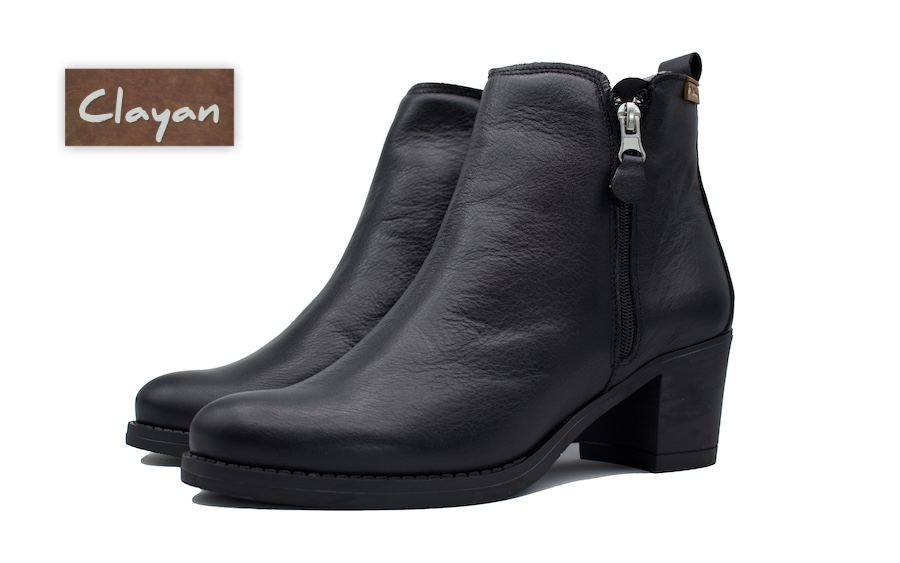 Botines de vestir negros plantillas extraíbles