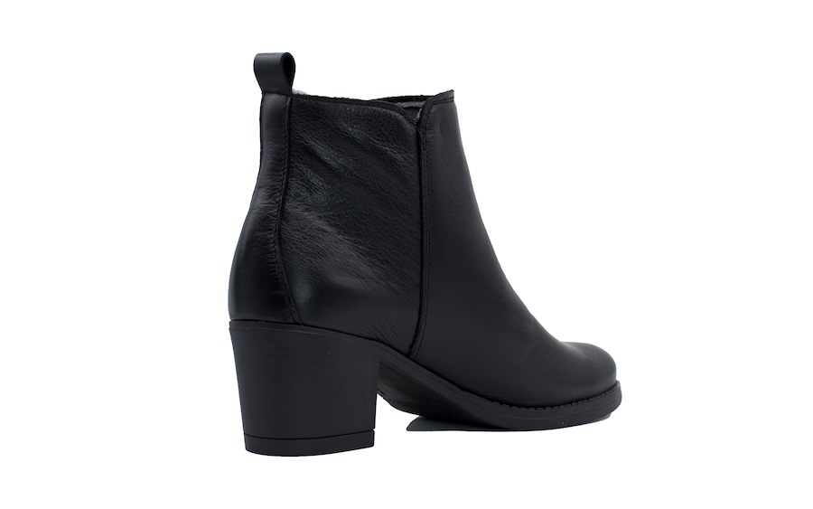 Botines de vestir negros plantillas extraíbles