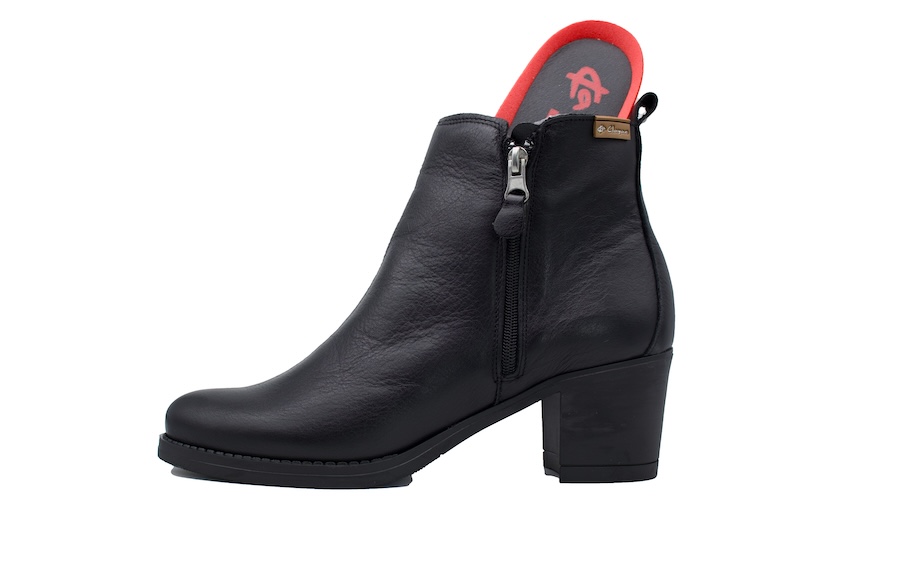 Botines de vestir negros plantillas extraíbles
