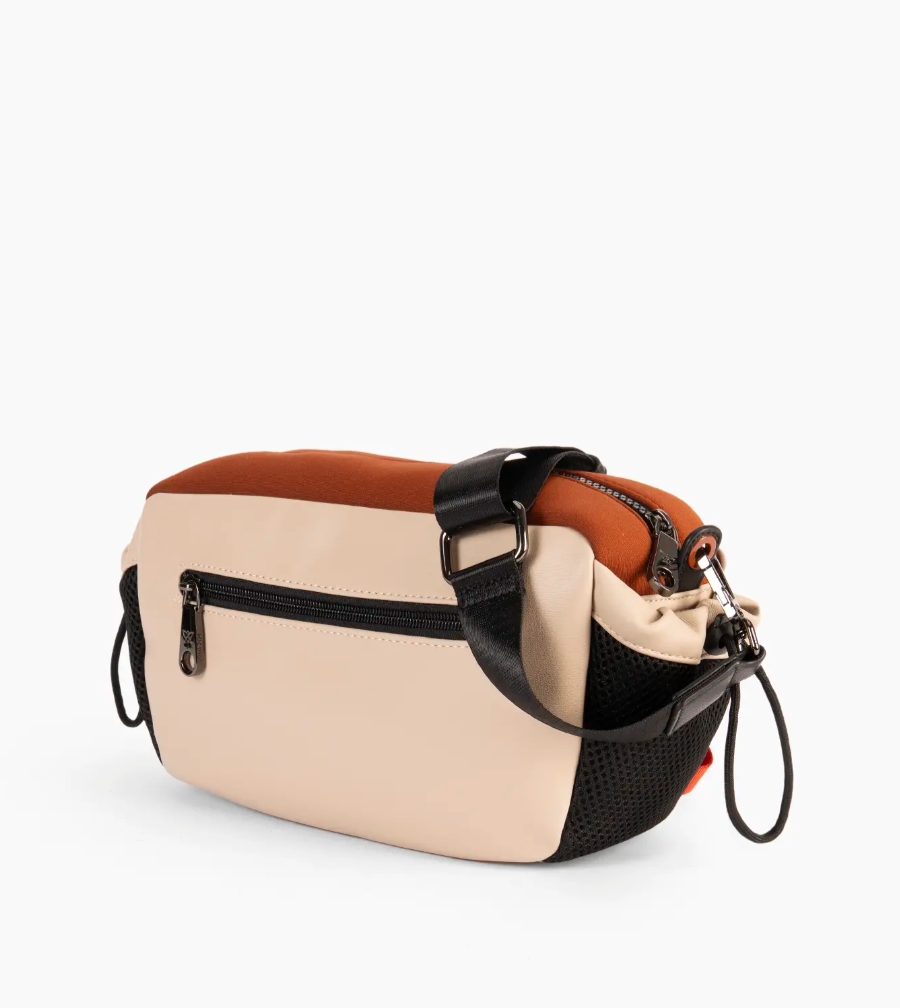 Bolso Pepe Moll beis y naranja