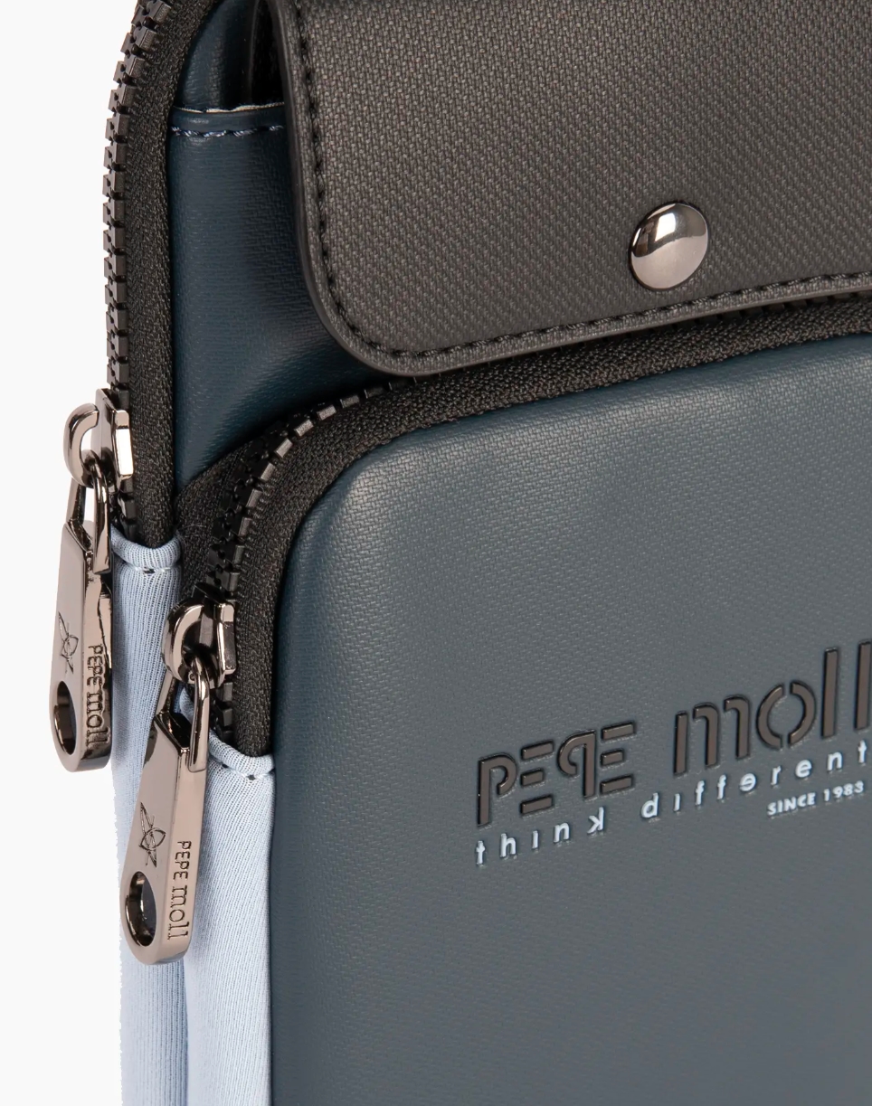 Portamóvil azul y negro Pepe Moll