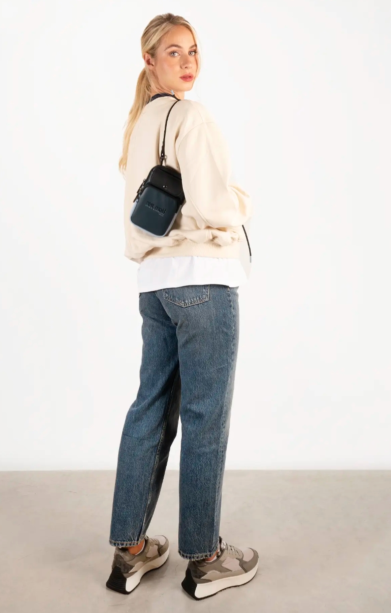 Portamóvil azul y negro Pepe Moll