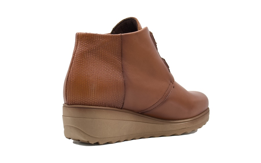 Botines de cuero de piel extra blanda