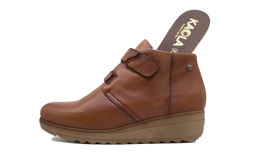 Botines de cuero de piel extra blanda